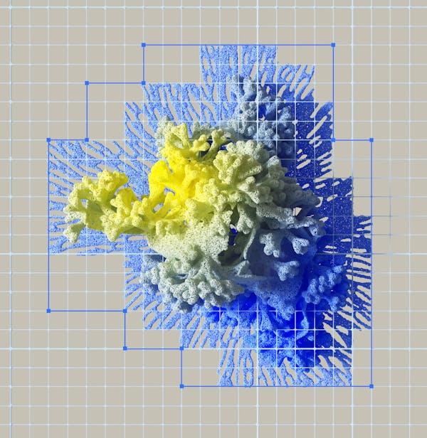 Abstract network background